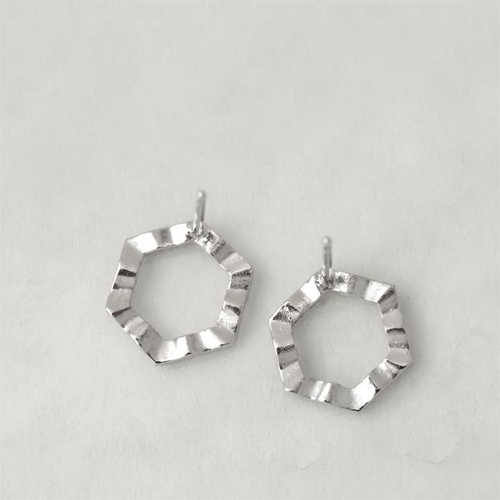 プラチナピアス ピアス プラチナ レディース 六角形 プラチナ950 ピアスプラチナ PT PT950 シンプル おしゃれ 地金 | DEVAS | 04