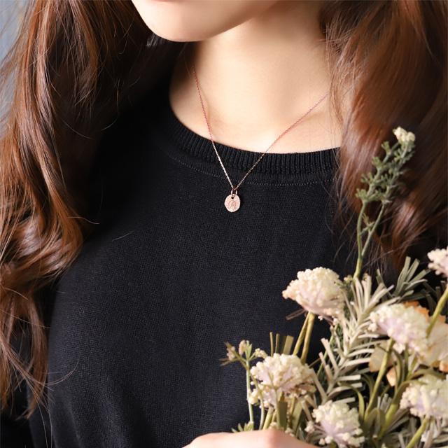 ペンダントトップ 18金 k18 ピンクゴールド 18金ネックレス ペンダント レディース イニシャル アルファベット 18k | DEVAS | 02