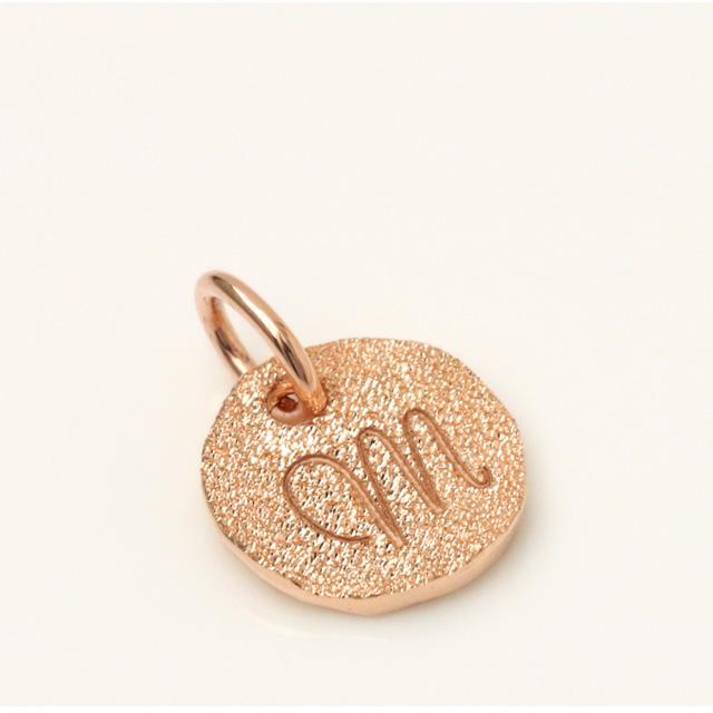 ペンダントトップ 18金 k18 ピンクゴールド 18金ネックレス ペンダント レディース イニシャル アルファベット 18k | DEVAS | 06