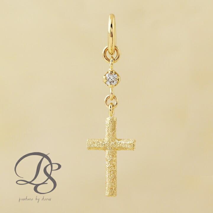 ペンダントトップ 18金 k18 18金ネックレス ペンダント レディース ダイヤモンド クロス 十字架 18k ネックレス トップ | DEVAS