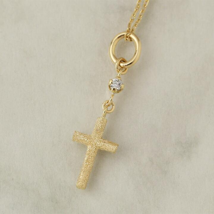 ペンダントトップ 18金 k18 18金ネックレス ペンダント レディース ダイヤモンド クロス 十字架 18k ネックレス トップ | DEVAS | 03