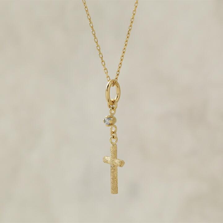 ペンダントトップ 18金 k18 18金ネックレス ペンダント レディース ダイヤモンド クロス 十字架 18k ネックレス トップ | DEVAS | 04