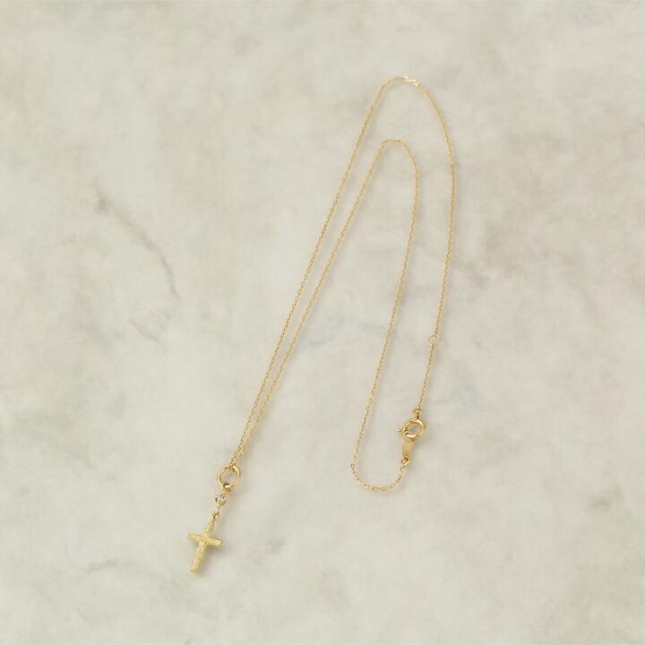 ペンダントトップ 18金 k18 18金ネックレス ペンダント レディース ダイヤモンド クロス 十字架 18k ネックレス トップ | DEVAS | 05