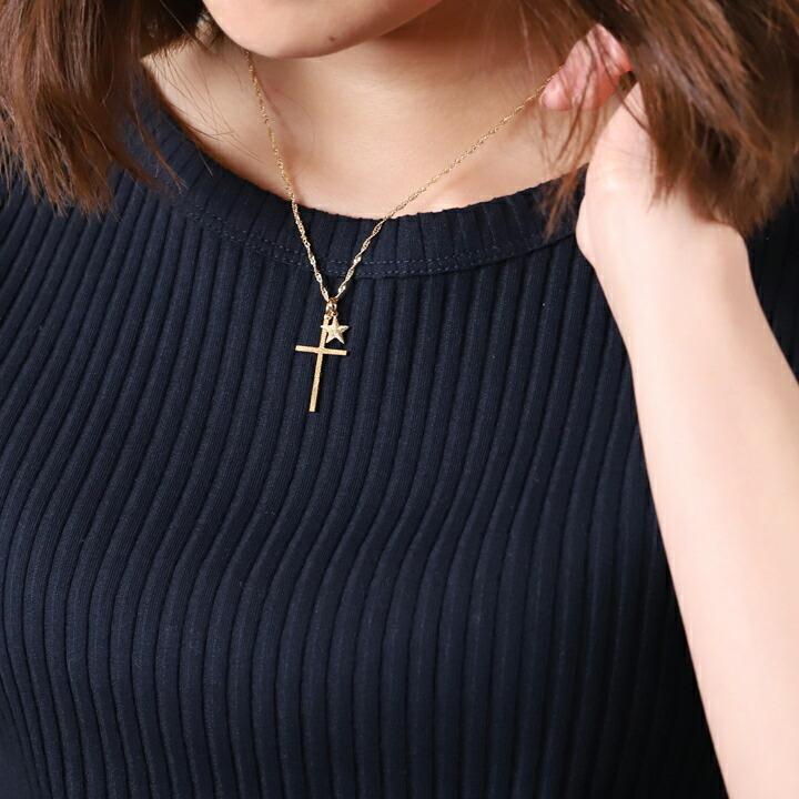 ペンダントトップ 18金 k18 18金ネックレス ペンダント レディース メンズ クロス 十字架 18k ネックレス トップ | DEVAS | 08