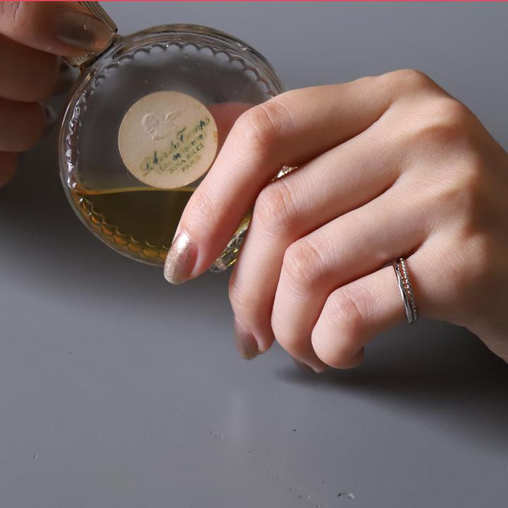 プラチナリング 指輪 プラチナ リング ピンキー ピンキーリング スパイラル ねじれ PT950 pt 指輪 レディース シンプル プラチナ指輪 | DEVAS | 07