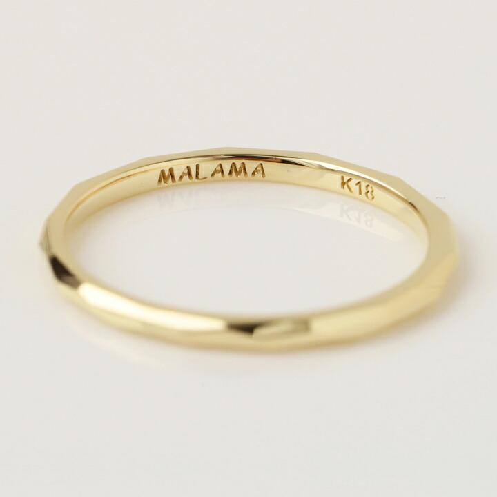 18金 リング k18 ピンキーリング k18リング カットリング 18k 指輪 レディース 18金指輪 18金リング 18kリング | DEVAS | 02