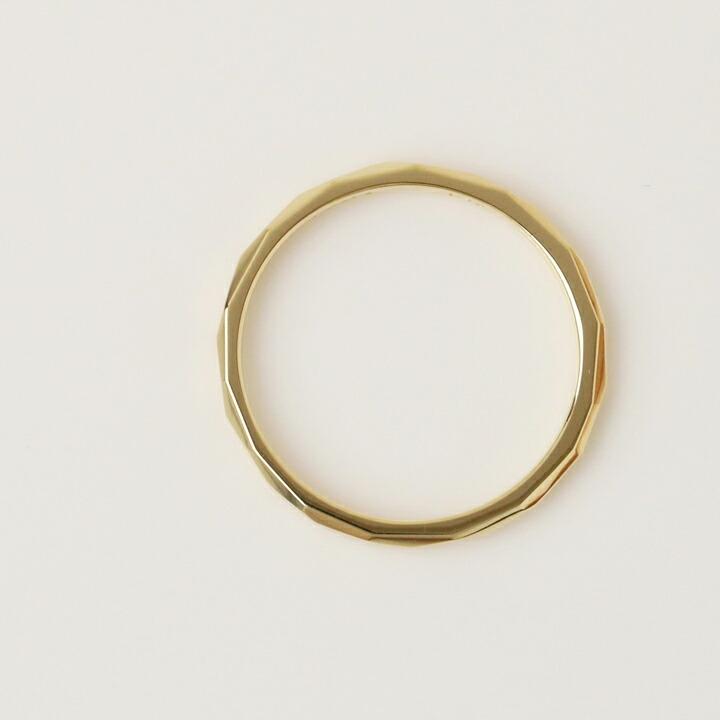 18金 リング k18 ピンキーリング k18リング カットリング 18k 指輪 レディース 18金指輪 18金リング 18kリング | DEVAS | 03