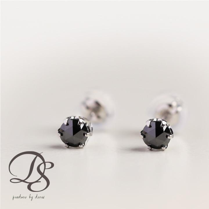 18金 ピアス k18 18金ピアス 18k ブラック ダイヤモンド シンプル k18ピアス レディース ピアス18金 【在庫限り】 | DEVAS