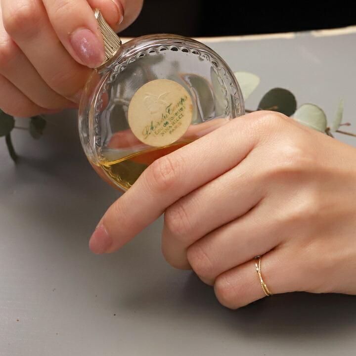 DEVAS 18金 リング k18 ピンキーリング k18リング 2連 ひねり 18k 指輪