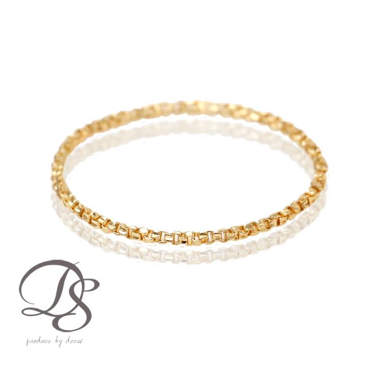 18金 リング k18 ピンキーリング k18リング チェーンリング ベネチアンチェーン 18k 指輪 レディース 18金指輪 18金リング 18kリング シンプル ピンキー | DEVAS