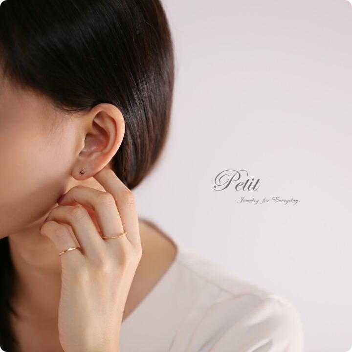 18金 ピアス k18 18金ピアス 18k スター 星 ルビー 0.1ct  シンプル k18ピアス レディース ピアス18金 地金 ゴールド | DEVAS | 06