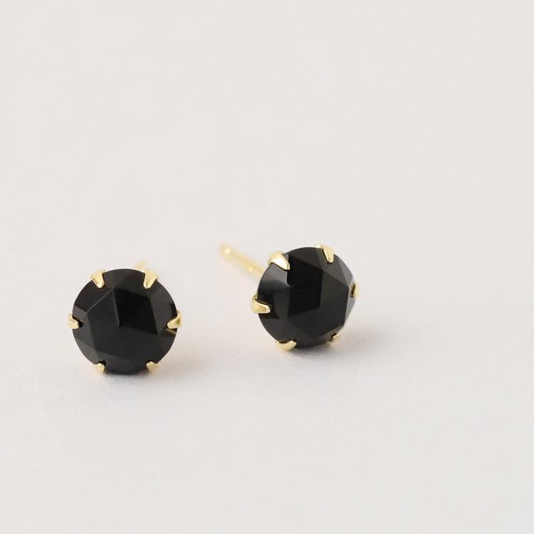 オニキスk18ピアス K18 オニキス ピアス | JEWEL de KOU
