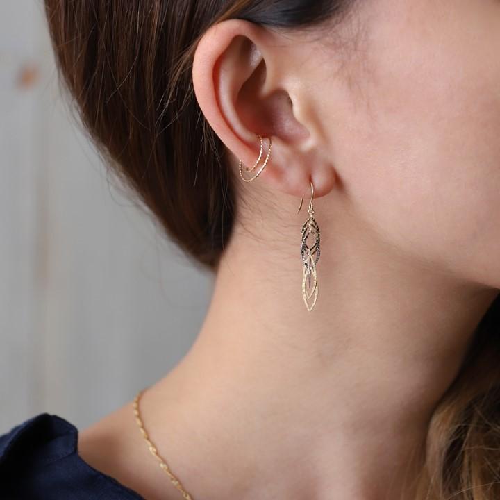 DEVAS 【2/4 値上げ対象】 18金 ピアス ホワイトゴールド k18 18金