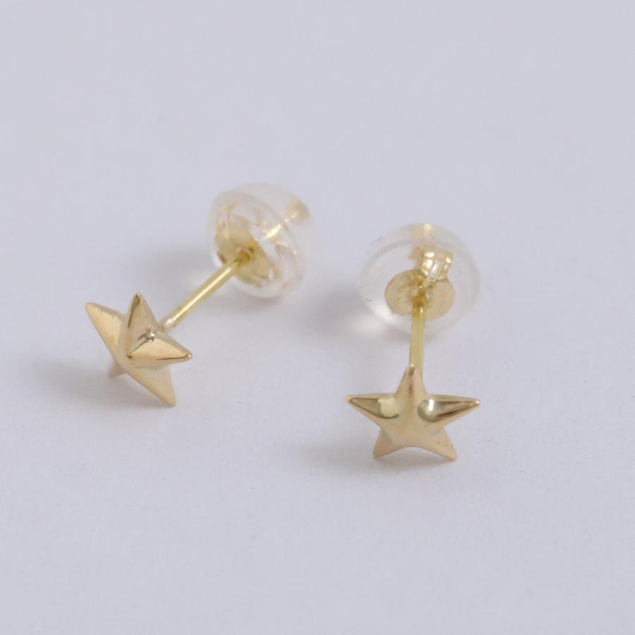 DEVAS 18金 ピアス k18 18金ピアス 18k スター 星 シンプル k18ピアス 