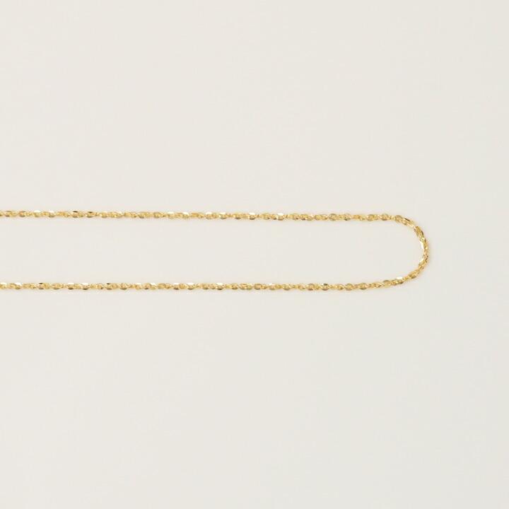 18金 アンクレット k18 ゴールド 18k レディース ツイストあずきチェーン 1.2mm 18金アンクレット シンプル 普段使い_3