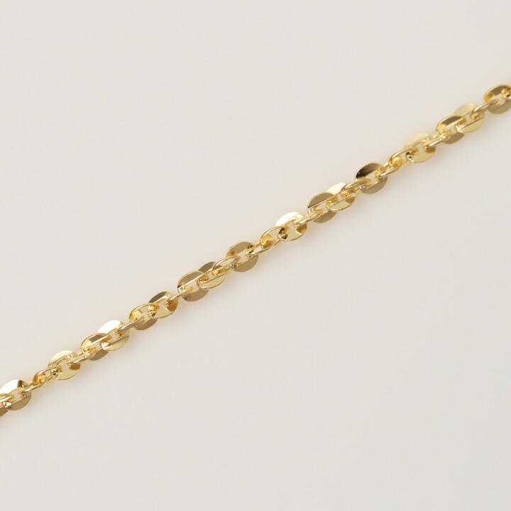 18金 アンクレット k18 ゴールド 18k レディース ツイストあずきチェーン 1.2mm 18金アンクレット シンプル 普段使い_4