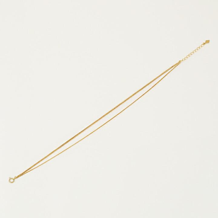 DEVAS 18金 アンクレット k18 ゴールド 18k レディース ベネチアン 2連