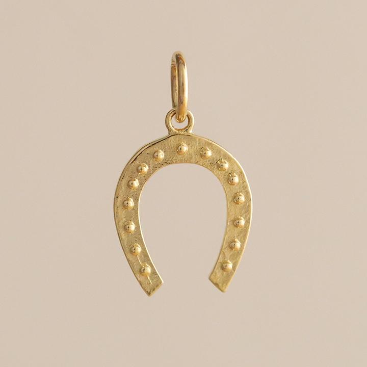 ペンダントトップ 18金 k18 18金ネックレス ペンダント レディース 馬蹄 ホースシュー ミル打ち 18k ネックレス トップ | DEVAS | 02