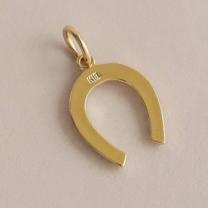 ペンダントトップ 18金 k18 18金ネックレス ペンダント レディース 馬蹄 ホースシュー ミル打ち 18k ネックレス トップ | DEVAS | 04