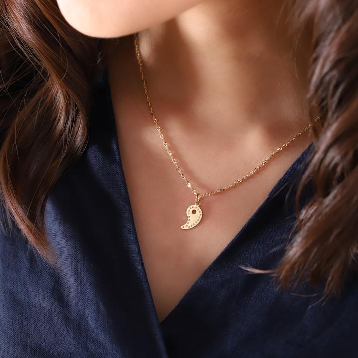 ペンダントトップ 18金 k18 18金ネックレス ペンダント レディース メンズ 勾玉 お守り 18k ネックレス トップ | DEVAS | 08