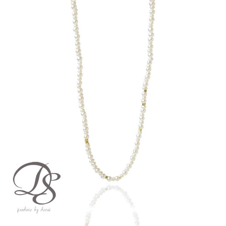 DEVAS 日曜7%クーポン有▽ K18 パール ネックレス 淡水パール