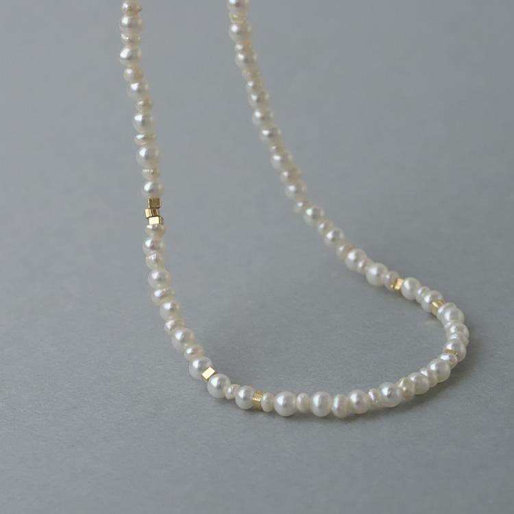 DEVAS 日曜7%クーポン有▽ K18 パール ネックレス 淡水パール