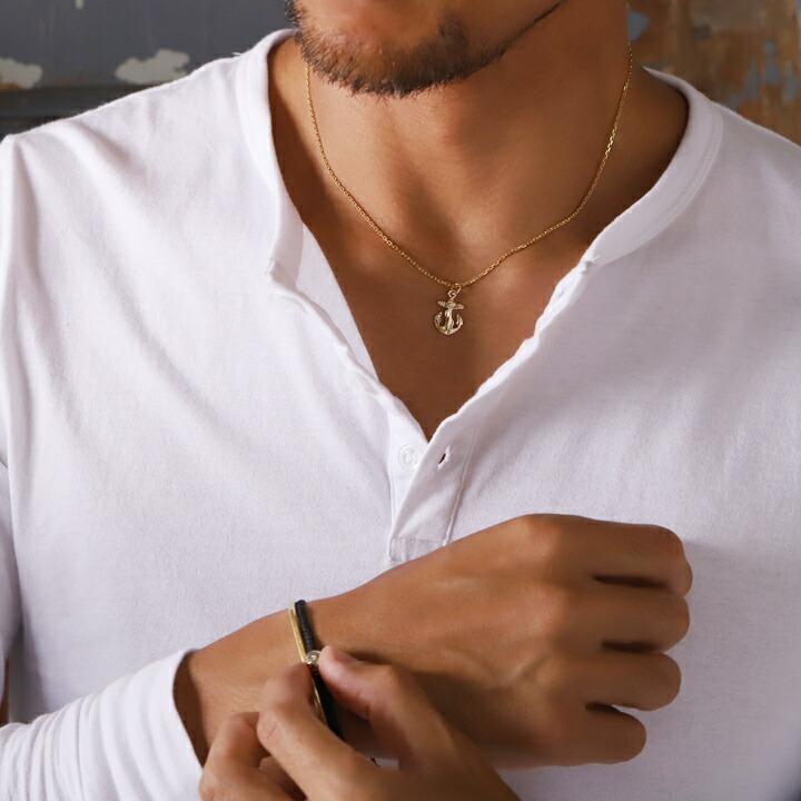 ペンダントトップ 18金 k18 18金ネックレス ペンダント レディース 錨 アンカー マリン 18k ネックレス トップ チャーム | DEVAS | 10