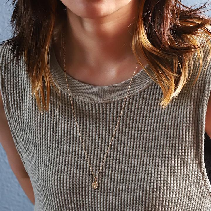 ペンダントトップ 18金 コインネックレス コインペンダント k18 コイン クロス 十字架 18金ネックレス レディース 18k | DEVAS | 09