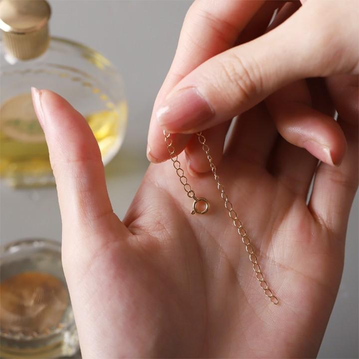 18金 アジャスターチェーン レディース メンズ シンプル ネックレス用 長さ調節 プラチナ アジャスター k18 18金 ネックレス k18チェーン ゴールド 18k 10cm | DEVAS | 06