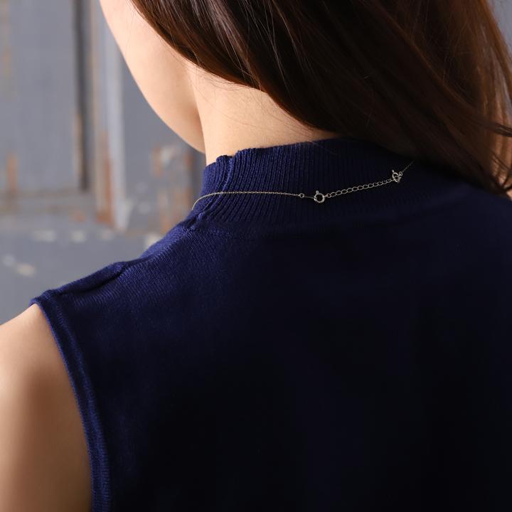 プラチナ ネックレス ネックレスチェーン プラチナネックレス アジャスターチェーン 5cm PT850 レディース チェーン シンプル 延長  アジャスター 長さ調整 | DEVAS | 03