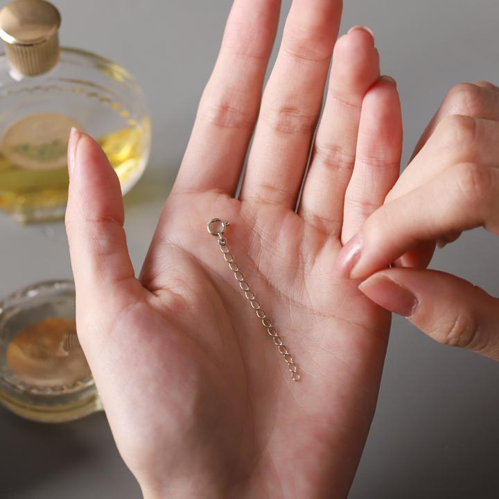 プラチナ ネックレス ネックレスチェーン プラチナネックレス アジャスターチェーン 5cm PT850 レディース チェーン シンプル 延長  アジャスター 長さ調整 | DEVAS | 05