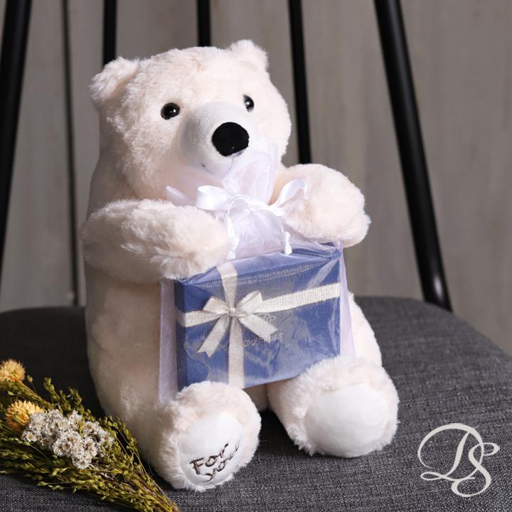 【単品購入不可】愛らしいシロクマ付きギフトラッピング ギフト | DEVAS