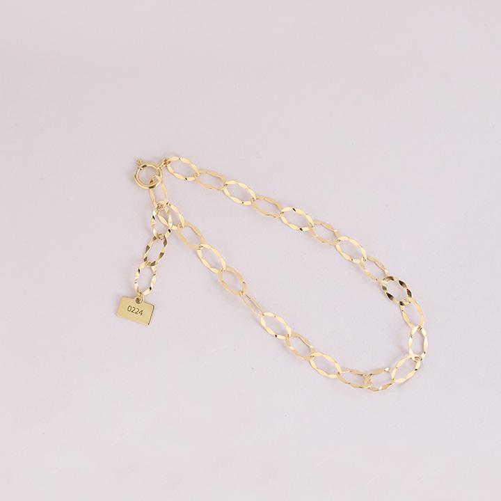 【単品購入不可】【オプション 選べるチャーム】【別注生産】 ゴールド ブレスレット カスタマイズ チャーム レディース 18k 18金 イニシャル クロス  天然石 | DEVAS | 13