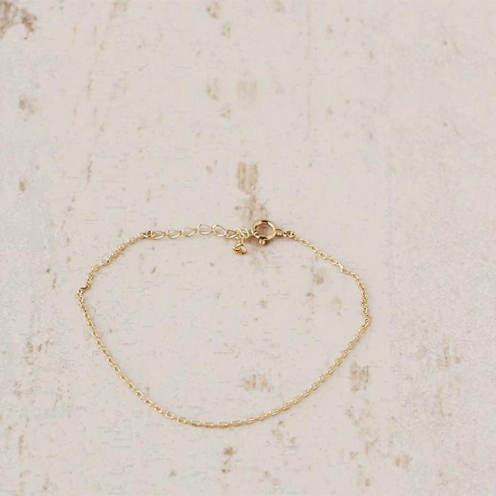 DEVAS 18金 ブレスレット k18 18金ブレスレット 18k あずきチェーン