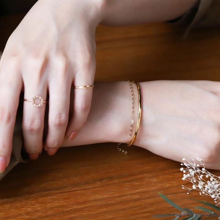 DEVAS 18金 ブレスレット k18 18金ブレスレット 18k レディース ひし形 