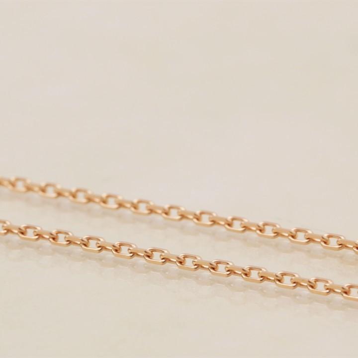 【土日限定5000円OFFクーポン有】 18金ネックレス k18 ピンクゴールド ネックレスチェーン あずきチェーン 1.3mm レディース ネックレス チェーン 18k | DEVAS | 03