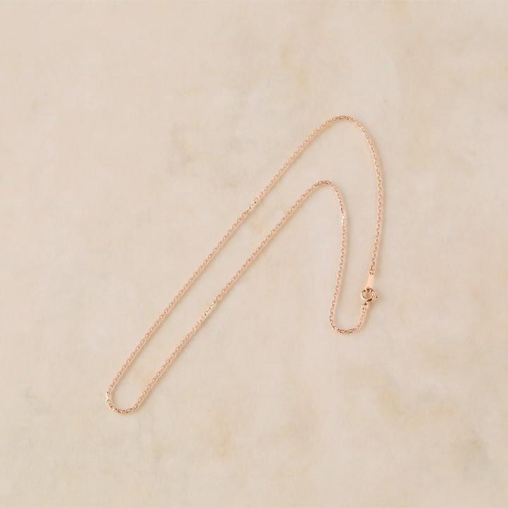 【土日限定5000円OFFクーポン有】 18金ネックレス k18 ピンクゴールド ネックレスチェーン あずきチェーン 1.3mm レディース ネックレス チェーン 18k | DEVAS | 05