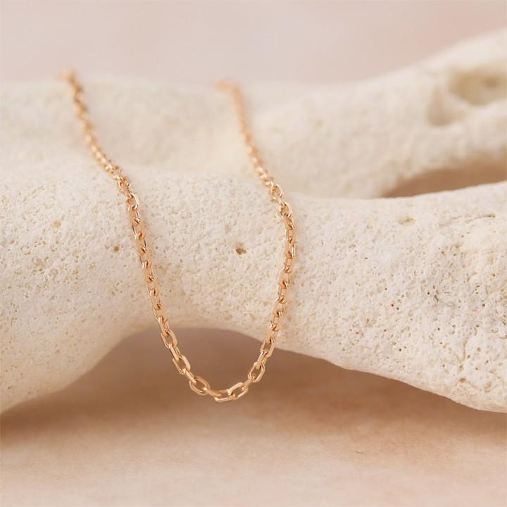 【土日限定5000円OFFクーポン有】 18金ネックレス k18 ピンクゴールド ネックレスチェーン あずきチェーン 1.3mm レディース ネックレス チェーン 18k | DEVAS | 06