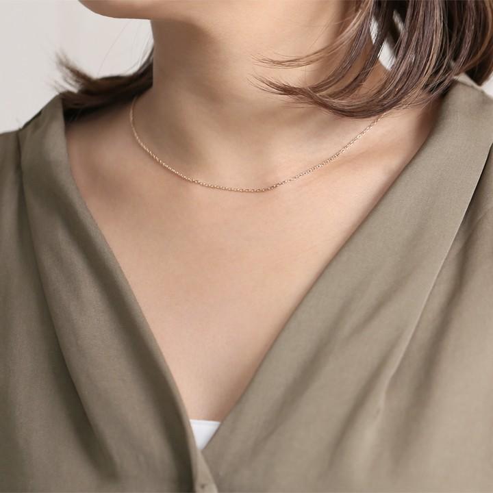 【土日限定5000円OFFクーポン有】 18金ネックレス k18 ピンクゴールド ネックレスチェーン あずきチェーン 1.3mm レディース ネックレス チェーン 18k | DEVAS | 07