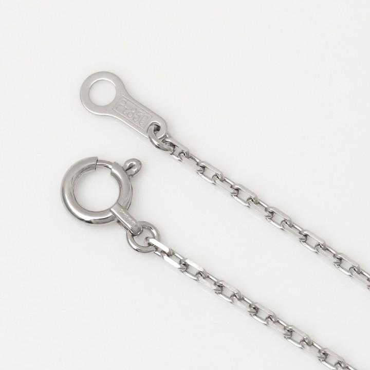 【土日限定3500円OFFクーポン有】 プラチナ ネックレス ネックレスチェーン プラチナネックレス あずきチェーン 1.3mm幅 レディース メンズ チェーン | DEVAS | 03