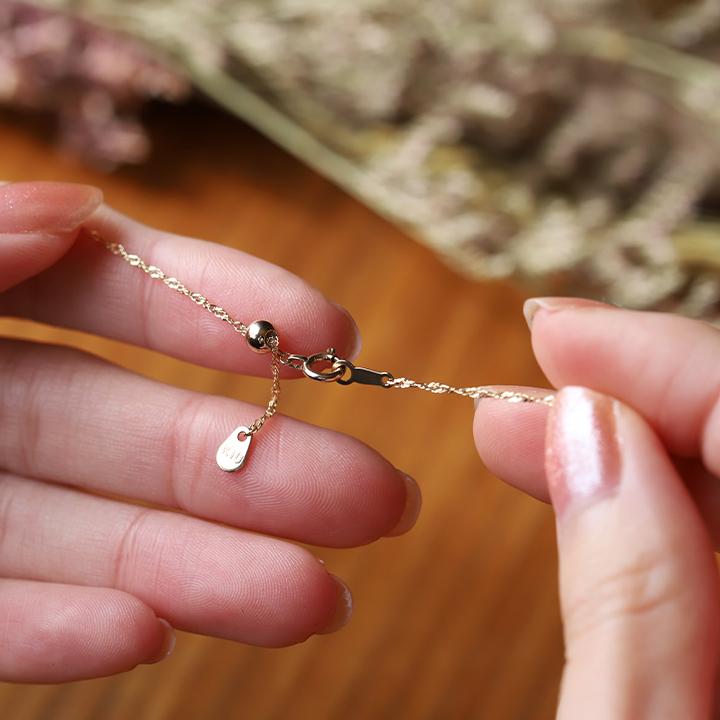 6月土日限定 7%クーポン▼ 10金ネックレス k10 ネックレスチェーン 幅1.2mm スクリュー K10 スライド式 レディース チェーン 10k フリースライド | DEVAS | 08