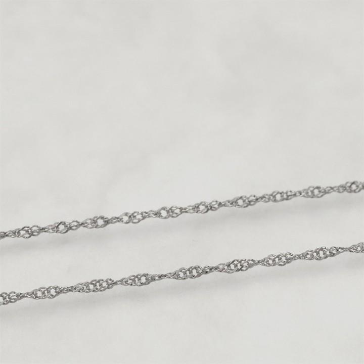 【土日限定1000円OFFクーポン有】 プラチナ ネックレス ネックレスチェーン プラチナネックレス スクリュー チェーン 1.2mm幅 レディース チェーン | DEVAS | 01