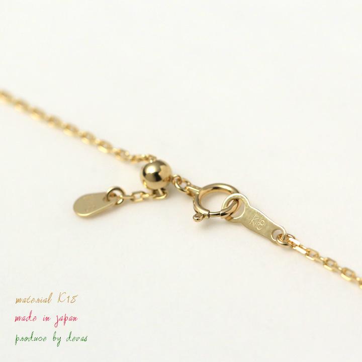 【土日限定8000円OFFクーポン有】 18金ネックレス k18 ネックレスチェーン幅1.3mm カットあずきチェーン レディース ネックレス チェーン 18k シンプル | DEVAS | 03