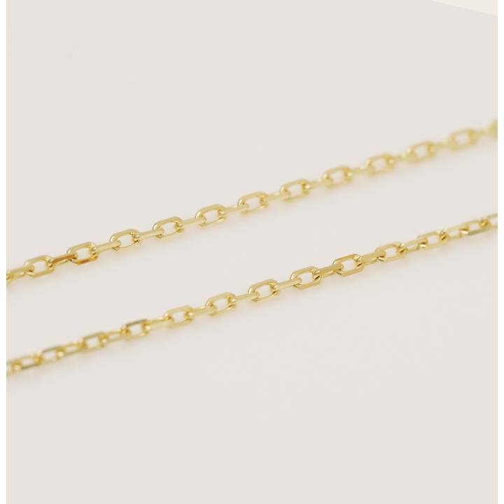 【土日限定2000円OFFクーポン有】 18金ネックレス k18 ネックレス 18金 レディース チェーン ネックレスチェーン 0.9mm カット あずきチェーン 18k | DEVAS | 04