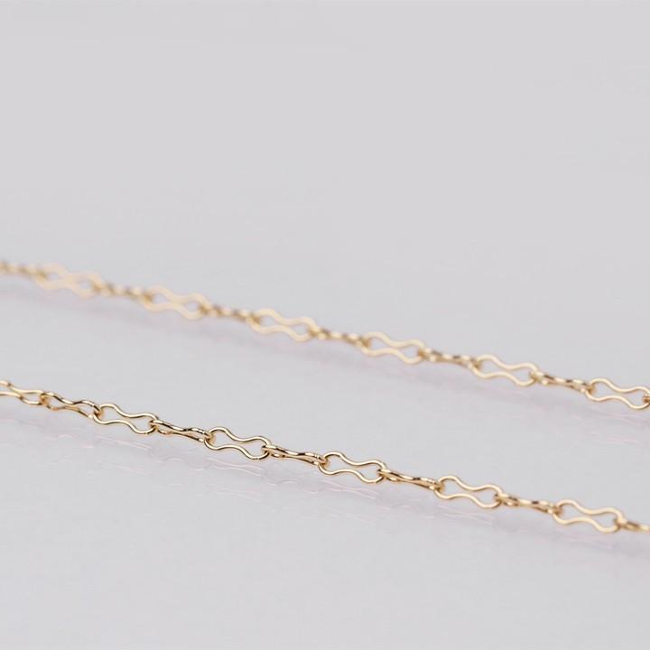 6月土日限定 7%クーポン▼ 18金ネックレス k18 ネックレス 18金 レディース チェーン ネックレスチェーン 1.0mm幅 インフィニティ チェーン 18k | DEVAS | 02