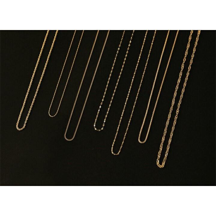 【土日限定6500円OFFクーポン有】 18金ネックレス k18 ネックレス 18金 レディース チェーン ネックレスチェーン ロープチェーン 1.8mm幅 18k 18 金 | DEVAS | 11