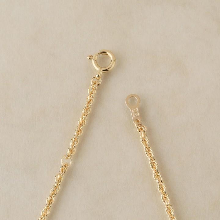 【土日限定6500円OFFクーポン有】 18金ネックレス k18 ネックレス 18金 レディース チェーン ネックレスチェーン ロープチェーン 1.8mm幅 18k 18 金 | DEVAS | 04