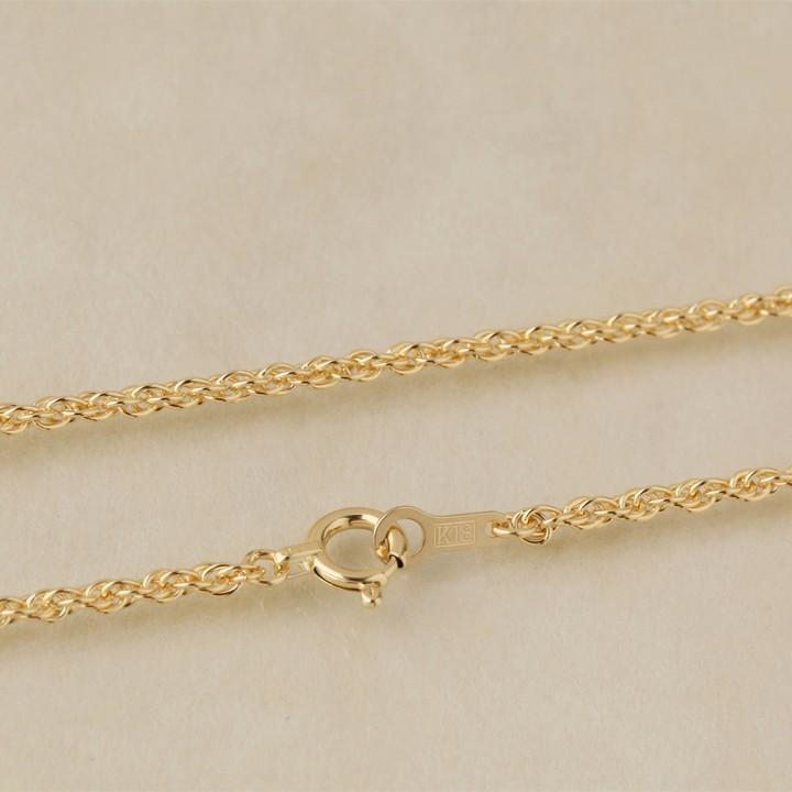 【土日限定6500円OFFクーポン有】 18金ネックレス k18 ネックレス 18金 レディース チェーン ネックレスチェーン ロープチェーン 1.8mm幅 18k 18 金 | DEVAS | 06