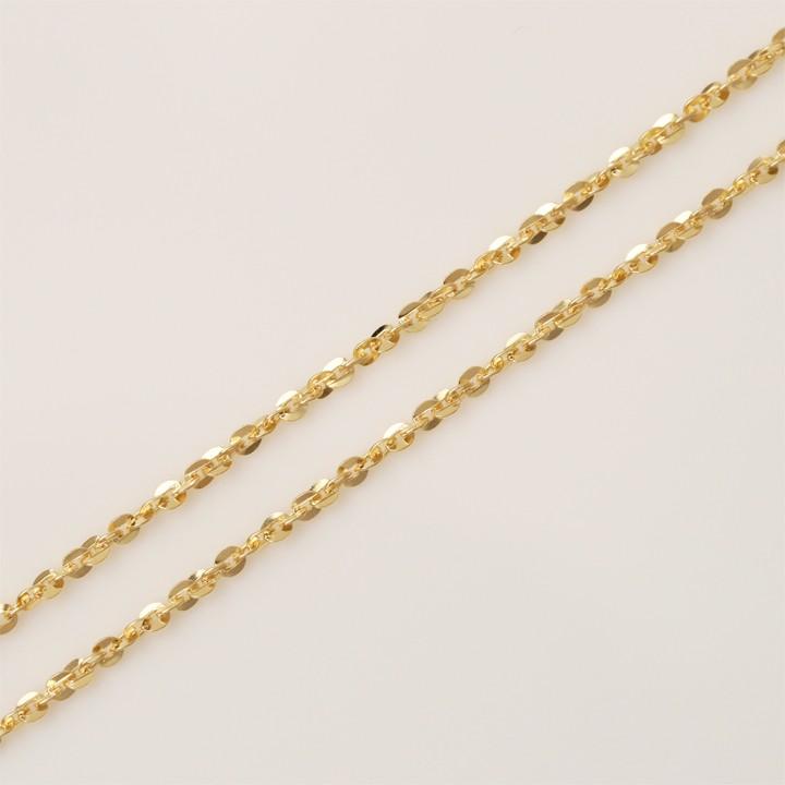 【土日限定4000円OFFクーポン有】  18金ネックレス k18 ネックレス 18金 レディース チェーン ネックレスチェーン あずきチェーン 1.2mm幅 18k 18 金 | DEVAS | 02