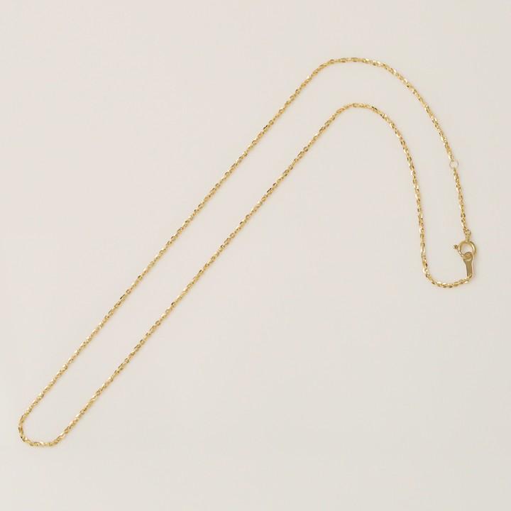 【土日限定4000円OFFクーポン有】  18金ネックレス k18 ネックレス 18金 レディース チェーン ネックレスチェーン あずきチェーン 1.2mm幅 18k 18 金 | DEVAS | 03